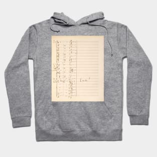 Mahler | The Song of Lament (Das klagende Lied) | Original manuscript score 2 (2 of 2) Hoodie